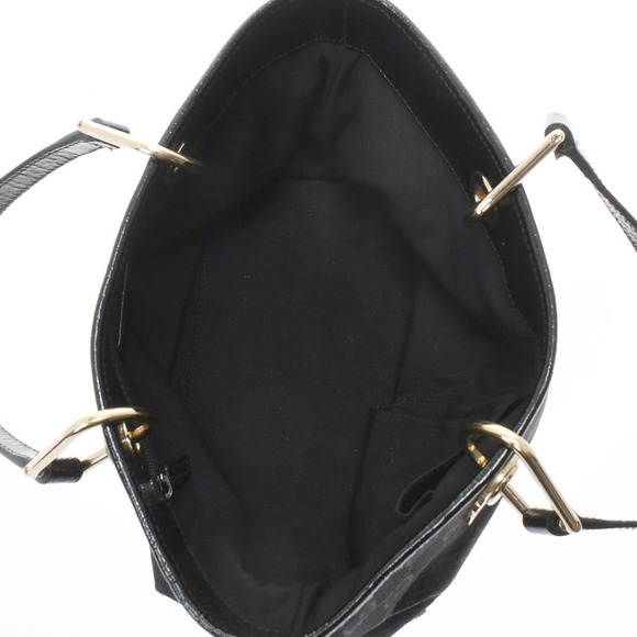 Gucci Mini Black Gold Hardware GG Canvas Handbag - Picture 10 of 14